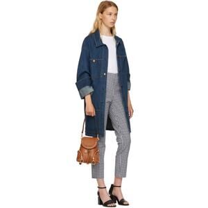 Rag & Bone Academia Simone Gingham Checkered Stretch Ankle Trouser Pant Size 2